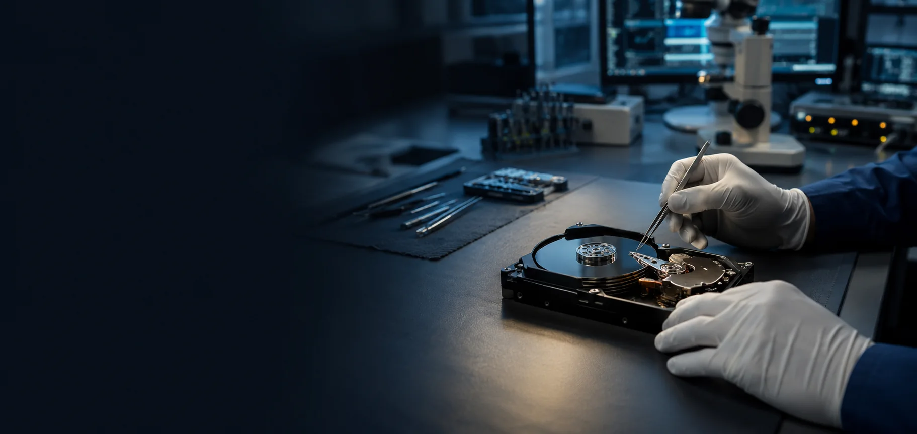 Hard drive recovery work